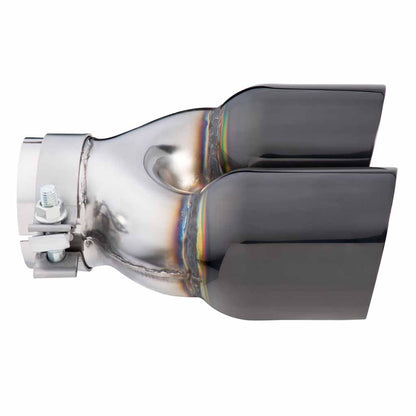 Exhaust Tip Y-Piece Inner Cone 3 Inch In - Dual 3.5 Inch Out 9" Long RHS 304SS