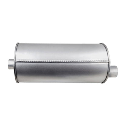 8" Round Offset/Offset Lefthand Rotation Configurations Universal Mufflers | Aluminised | Select Your Size Length and Internal Options