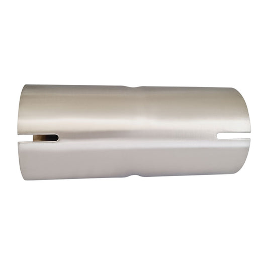 2.5-2.5" Double Couplers 304 Brushed 6" (152mm) Long 1.5mm Wall Thickness