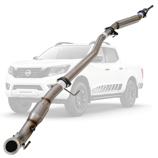 Nissan Navara D23 NP300 2.3L 3 Inch Turbo Back Exhaust DPF Delete