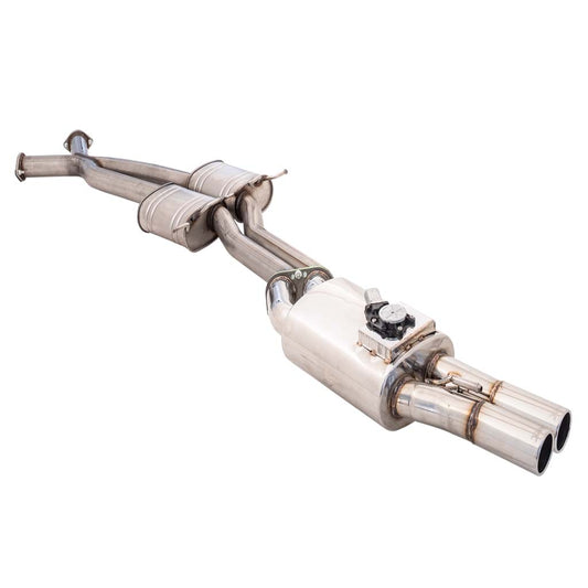 Commodore VT VX VY VZ Sedan Twin 2.5 Inch Catback Exhaust Varex Rear - Raw 409