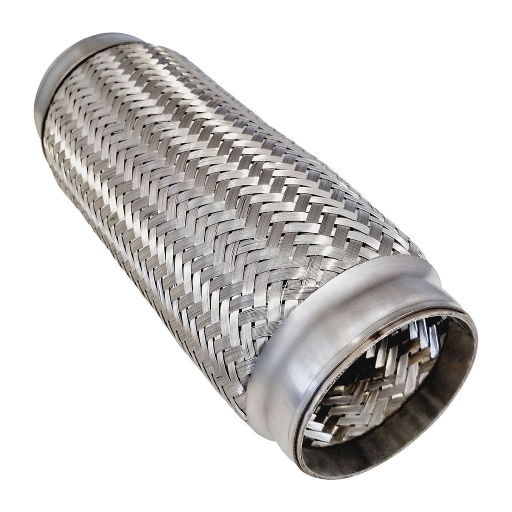 Stainless Steel Braided Exhaust Flex Pipe Joints - Available in Various Sizes and Lengths