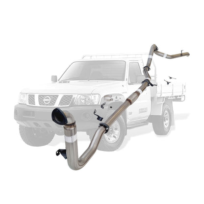 Nissan Patrol Y61 GU 3L ZD30 Ute 3 Inch Turbo Back Exhaust 2000 - 2016 (Does not suit Coil Tower Braces)