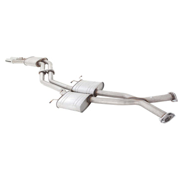 Holden Commodore VT VX VY VZ Ute XFORCE Twin 2.25 Inch Catback Exhaust - Raw 409