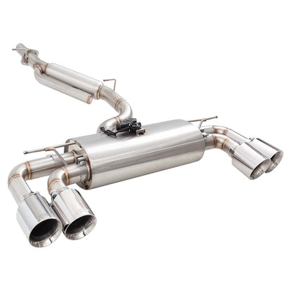 VW GOLF R MK8 Varex Valved Cat Back Exhaust System