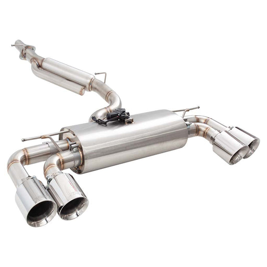 VW GOLF R MK8 Varex Valved Cat Back Exhaust System