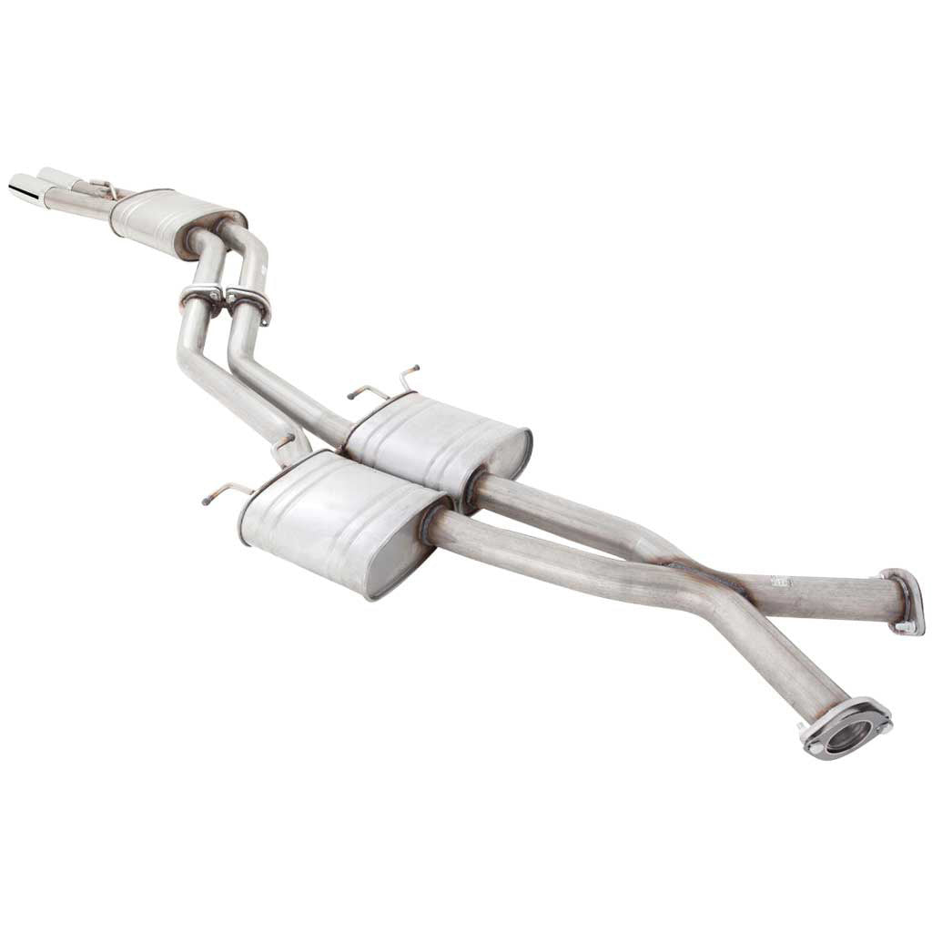 Holden Monaro V2 Cv6 Cv8 2001-03 XFORCE Twin 2.5 Inch Catback Exhaust - Raw 409