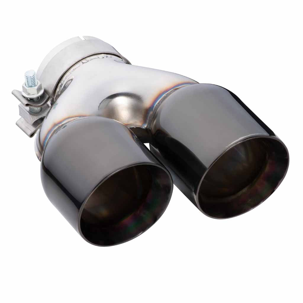 Exhaust Tip Y-Piece Inner Cone 3 Inch In - Dual 3.5 Inch Out 9" Long LHS 304SS