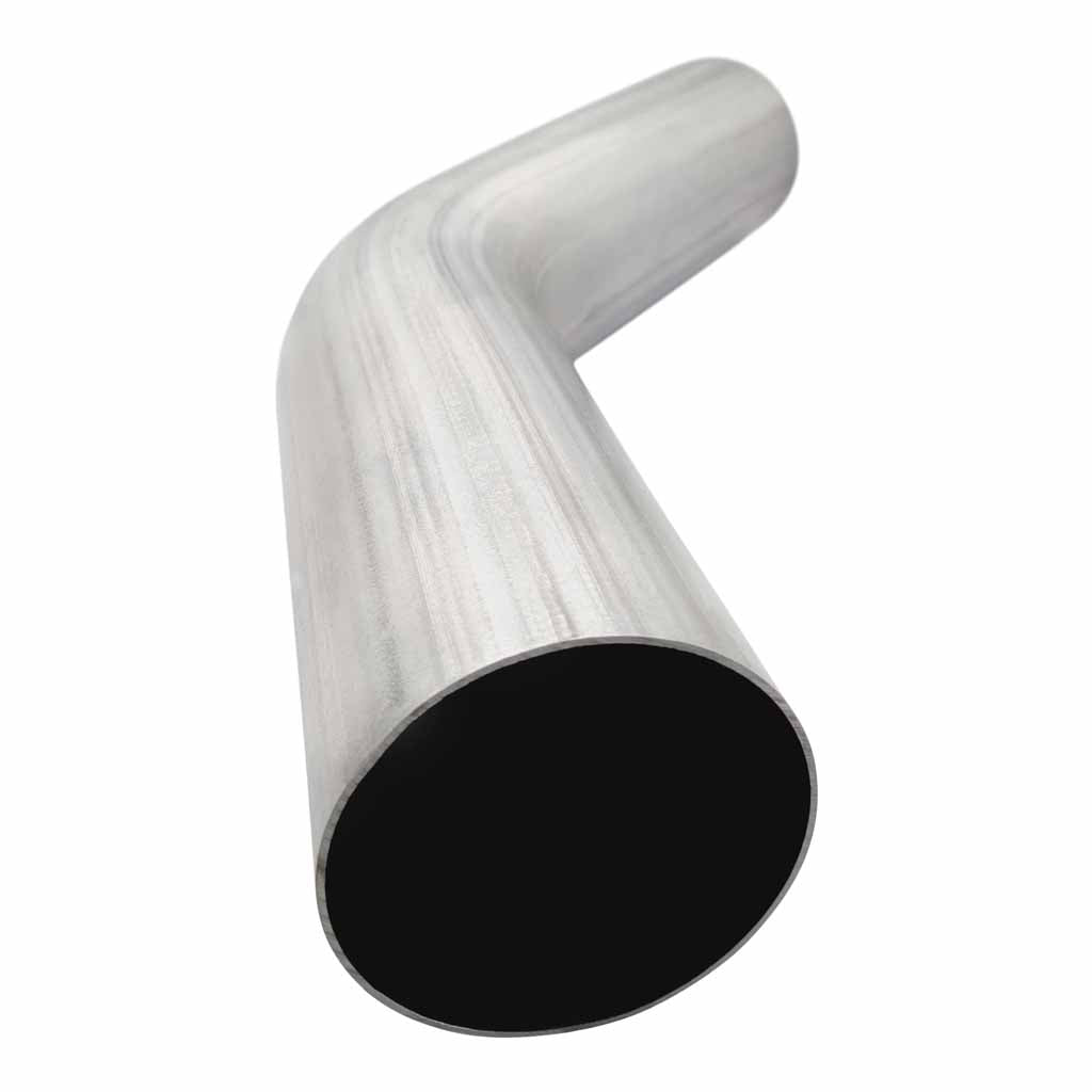 Exhaust Pipe Mandrel Bend 3 Inch (76mm OD) 45 Degree Mild Steel