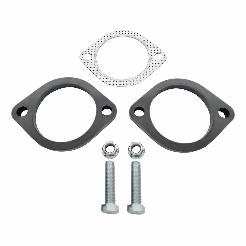 Exhaust Flange Plates kit 2.5 Inch 87mm Spacing with Gaskets, Nuts And Bolts 10mm