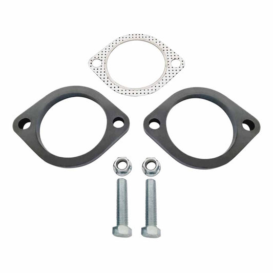 Exhaust Flange Plates kit 2.5 Inch 87mm Spacing with Gaskets, Nuts And Bolts 10mm