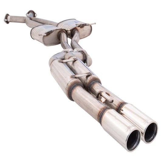 Holden Statesman WH WK WL XFORCE Twin 2.5" Catback Exhaust Hotdog Rear Raw 409