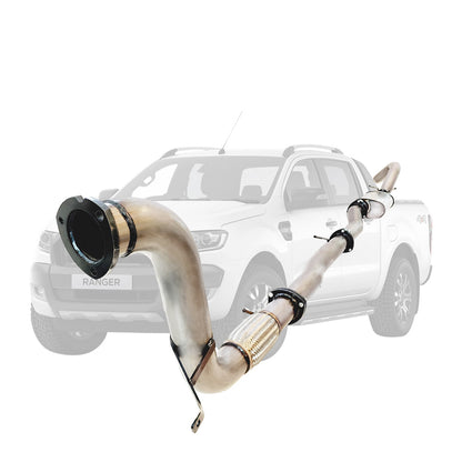 Ford Ranger PX 2016-2021 3.2L 3.5 Inch Turbo Back DPF Delete Exhaust System