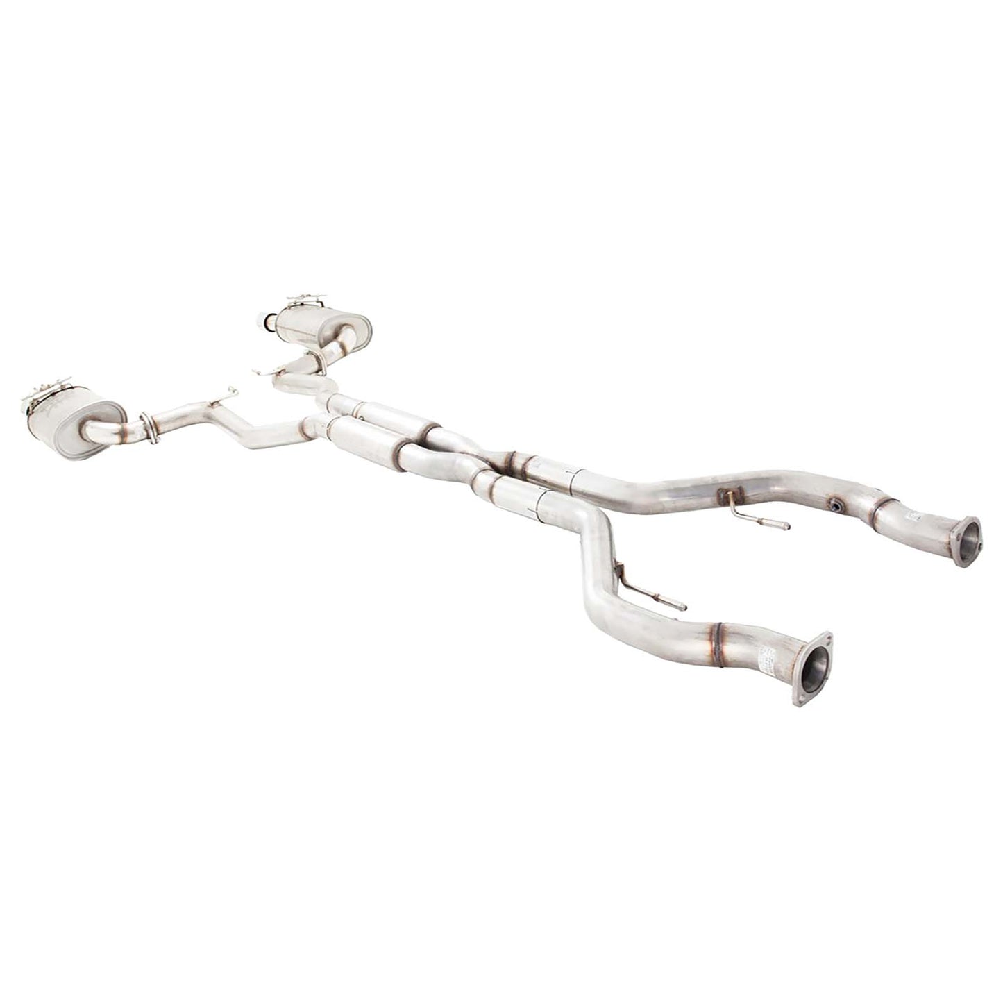 Holden Commodore VE VF Sedan XFORCE Twin 3 Inch Catback Exhaust - Raw Finish 409