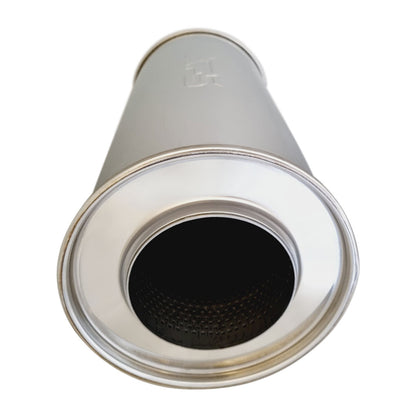 7" Round Centre/Centre Configurations Mufflers | Stainless 304 | Select Your Size Length and Internal Options