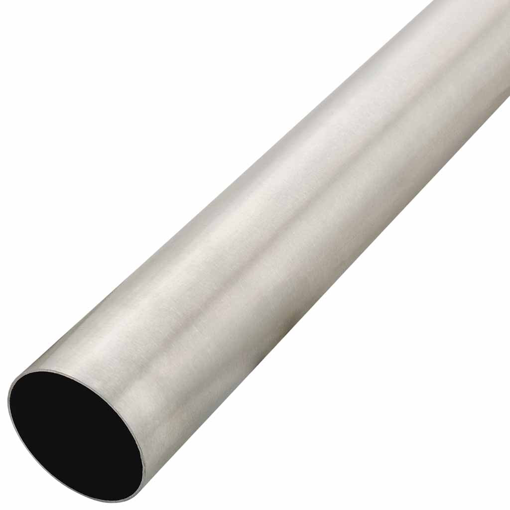 3 Inch 76.2mm Brushed 304l Stainless Steel Exhaust Pipe Tube 1 Metre 1.6mm