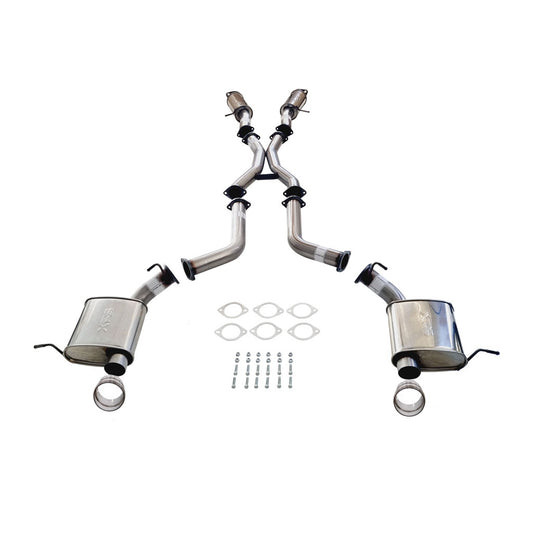 3" Cat back Stainless Exhaust SRT Grand Cherokee 6.4lt 2012 On OE Tips