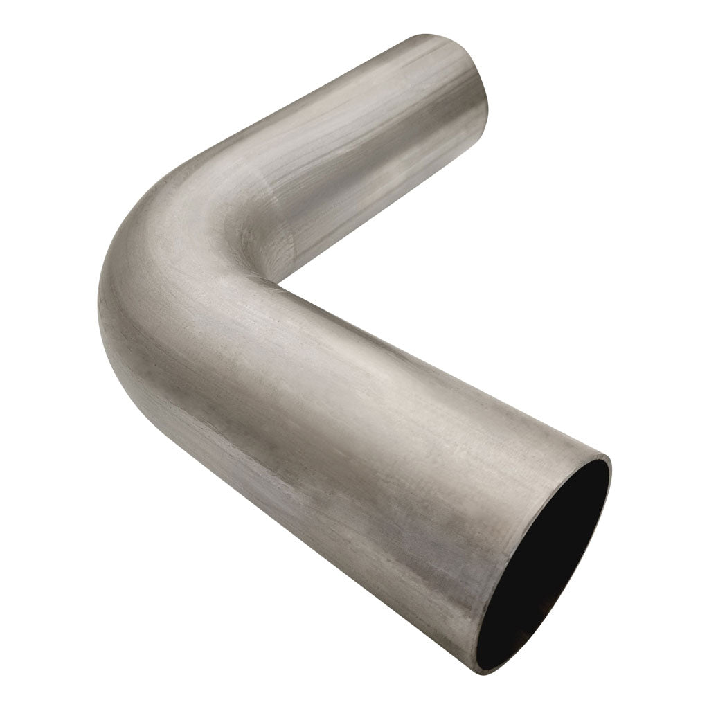 2.5" (63.5mm)  Mandrel Bend Exhaust Pipe - 90 Degree 1D Tight Radius Stainless Steel