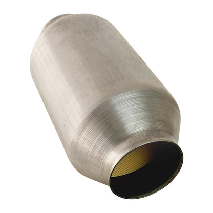 Universal Euro 5 and 4 Ceramic Core Catalytic Converter 4" Round Body - Available in 2", 2.25", and 2.5"  Sizes