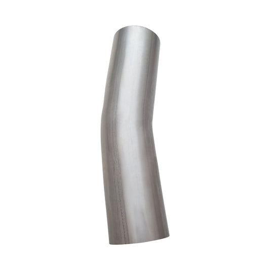 Exhaust Pipe Mandrel Bend 2 1/2 Inch (63.5mm OD) 15 Degree 409 Stainless Steel