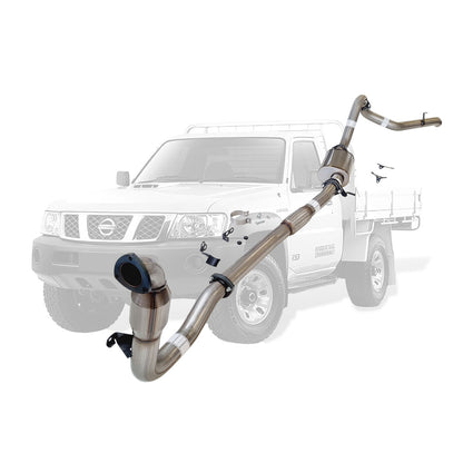 Nissan Patrol Y61 GU 3L ZD30 Ute 3 Inch Turbo Back Exhaust 2000 - 2016 (Does not suit Coil Tower Braces)