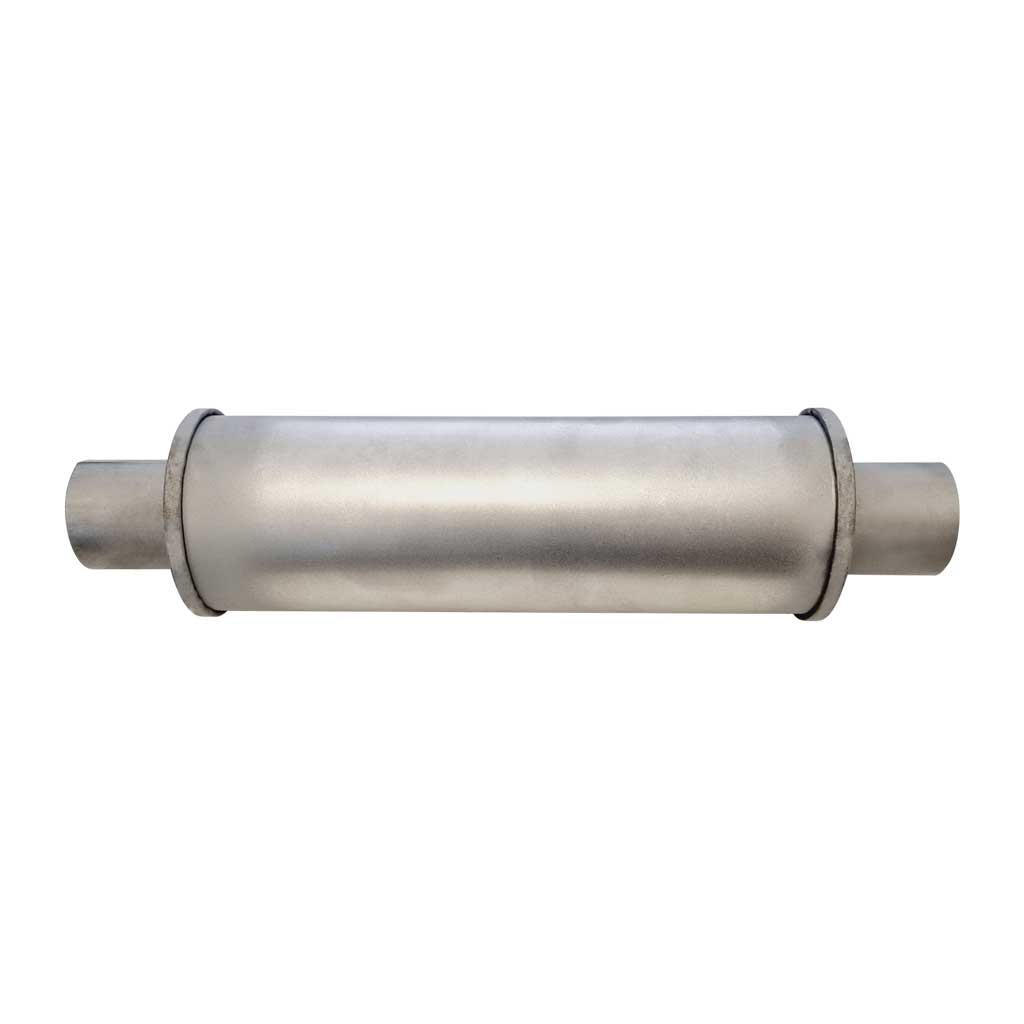 4" Round Centre/Centre Configurations Universal Mufflers | Aluminised | Select Your Size Length and Internal Options