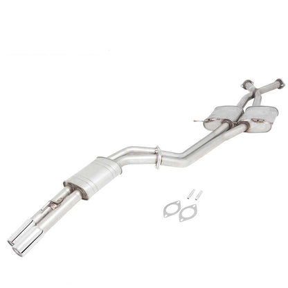 Commodore VT VX VY VZ Sedan Twin 2.5 Inch Catback Exhaust Varex Rear - Raw 409