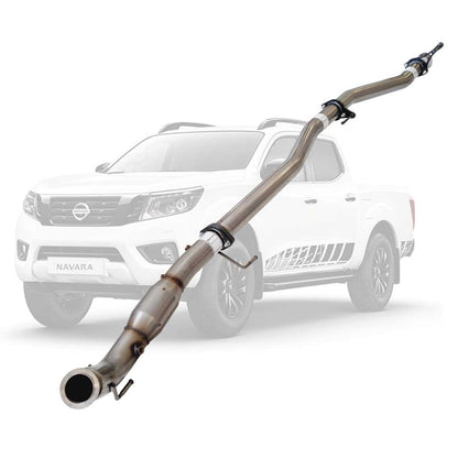 Nissan Navara D23 NP300 2.3L 3 Inch Turbo Back Exhaust DPF Delete