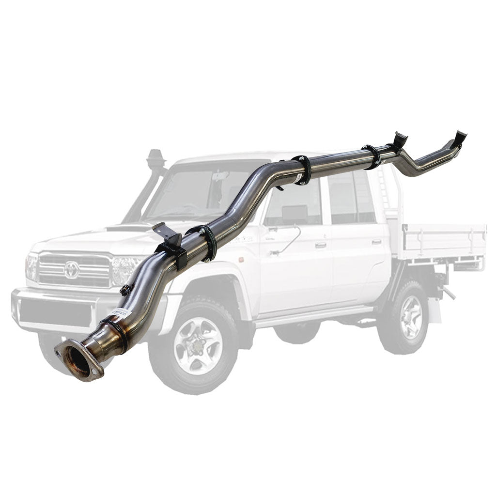 Toyota Landcruiser 79 Series VDJ 4.5L 4 Inch DPF Back Exhaust