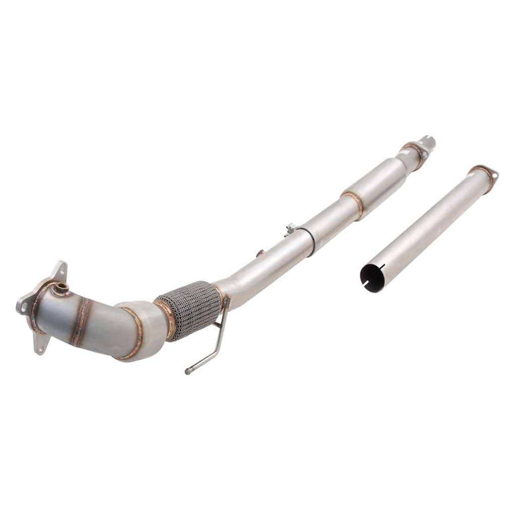 Stainless Steel 3″ Dump pipe, 200 cell metallic cat with connecting pipe