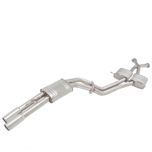 Commodore VT-VZ Ute XFORCE Twin 2.5 Inch Catback Exhaust Hotdog Rear - Raw 409