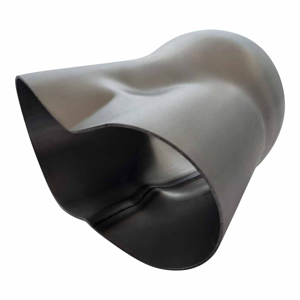 Exhaust Collector Mild Steel 2 Into 1 In 63mm Out 63mm