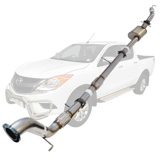 Mazda BT50 2011 - 9/2016 3.2L 3 Inch Turbo Back Exhaust