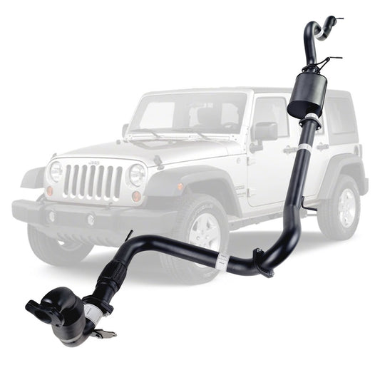 Jeep Wrangler JK 2007-2010 2.8L CRD 3 Inch Turbo Back Exhaust *** Limited Stock Made To Order ****