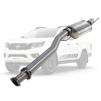 Nissan Navara NP300 D23 2015 On 2.3L 4 Inch DPF Back Exhaust