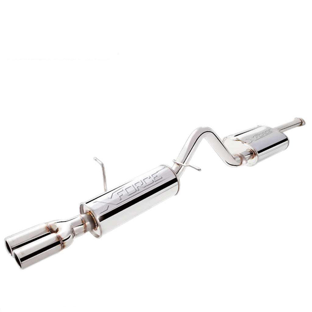 Ford Falcon FG XL Ute XFORCE 2.5 Inch Catback Exhaust With Tips - Raw 409