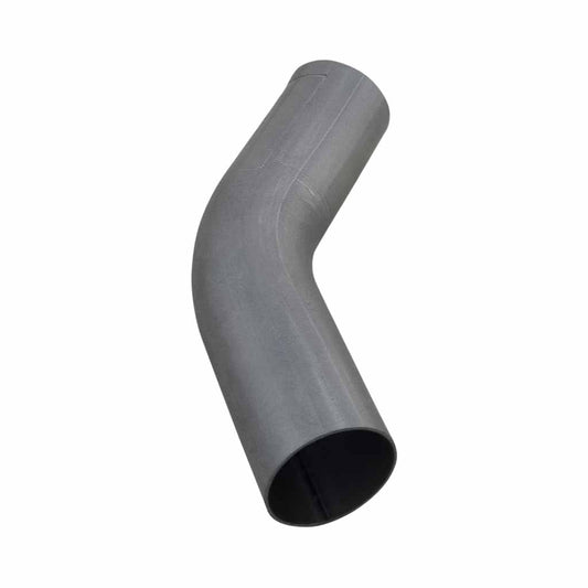 Exhaust Pipe Mandrel Bend 2 1/2 Inch (63.5mm OD) 45 Degree Aluminised Steel