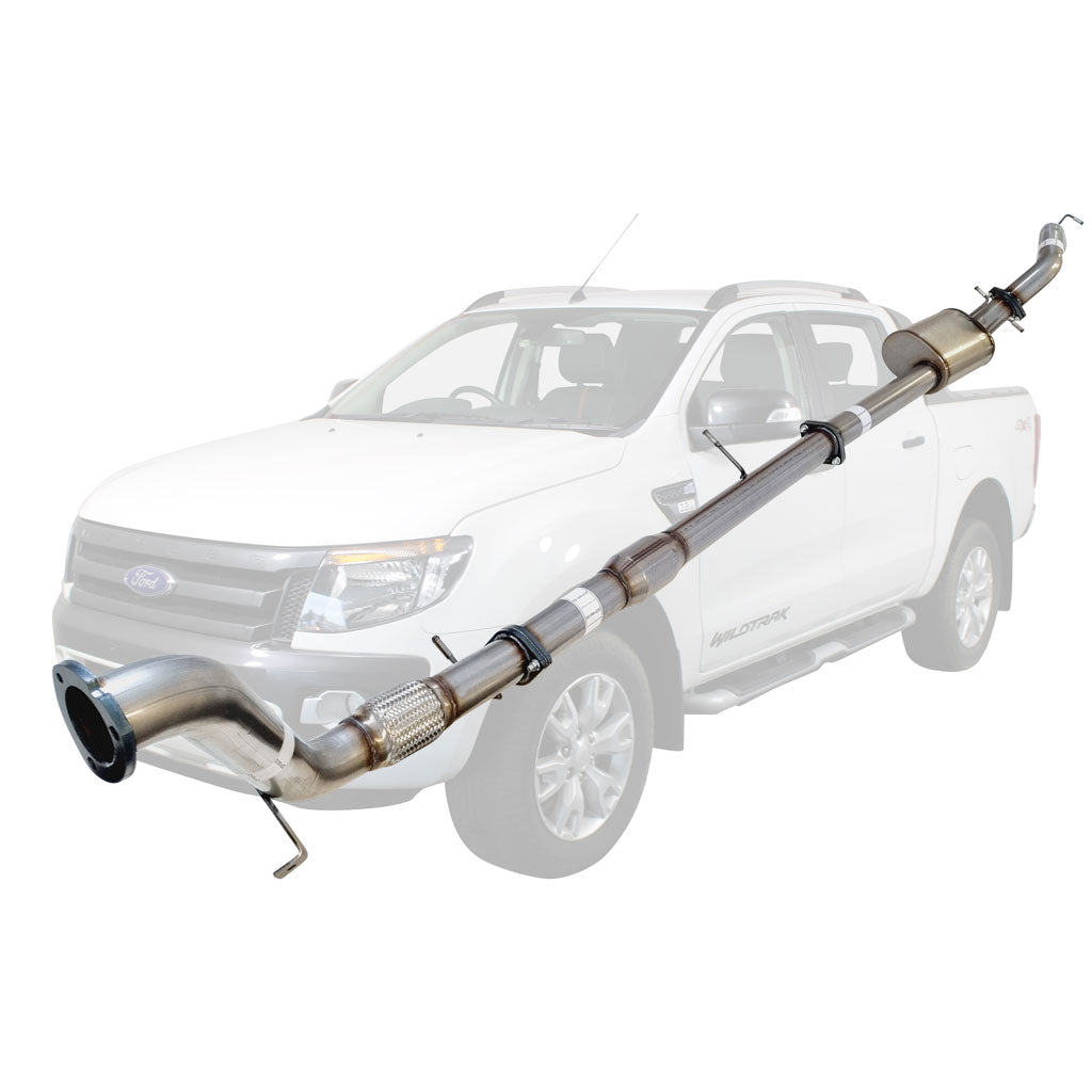 Ford Ranger PX 2011-2016 3.2L 3 Inch Turbo Back Exhaust System