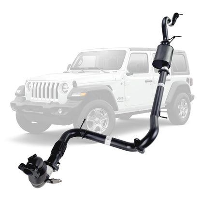 Jeep Wrangler JK 2010-2015 2.8L DPF 3 Inch Turbo Back Exhaust