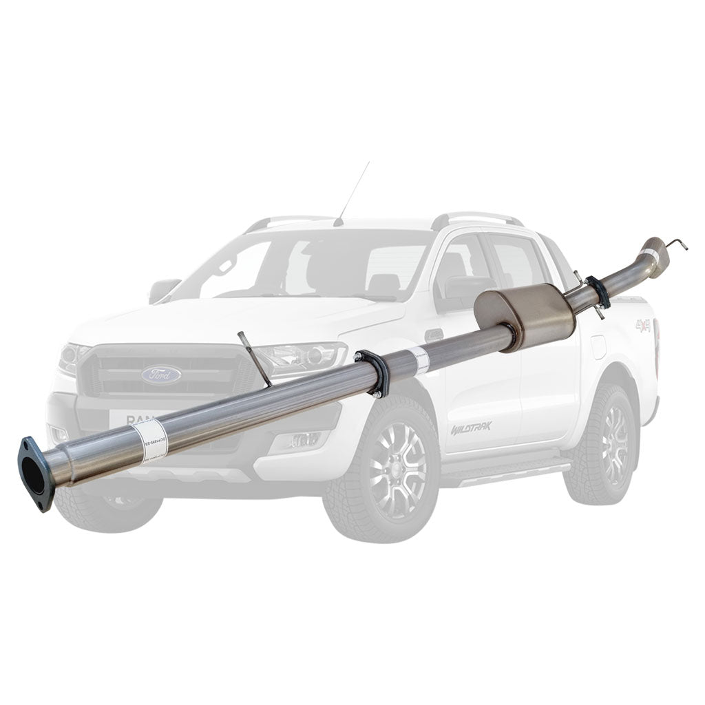 Ford Ranger PX 2016 Onwards 2L 3 Inch DPF Back Exhaust