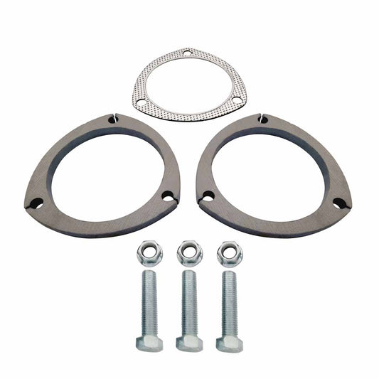 Exhaust Flange Plate Kit 102mm 4 Inch With Gaskets Nuts And Bolts 10mm Thick 3 Boltt