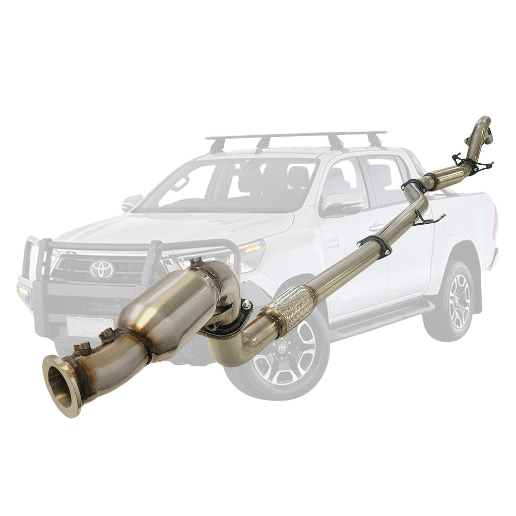 Toyota Hilux N80 1DG-FTV 2.8L 4Cyl - October 2015-ON Turbo Back  (DPF Model)