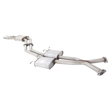 Holden Monaro V2 Cv6 Cv8 2001-03 XFORCE Twin 2.5 Inch Catback Exhaust - Raw 409