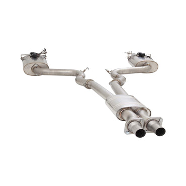 XFORCE Twin 3" Catback Exhaust Stainless Ford Mustang GT 5L V8 Varex Rear Muff