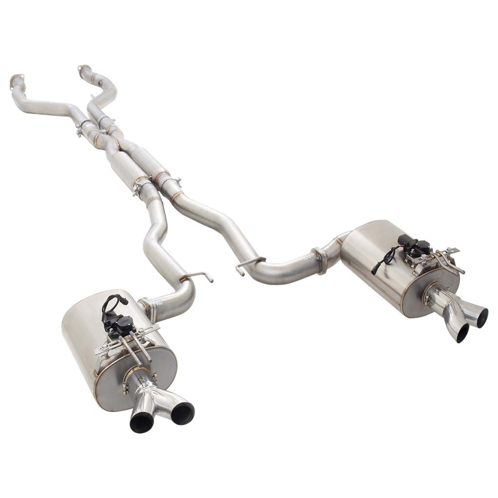 HSV GTS GEN-F 2013 2017 XFORCE Twin 3" Catback System Varex Rears Polished SS