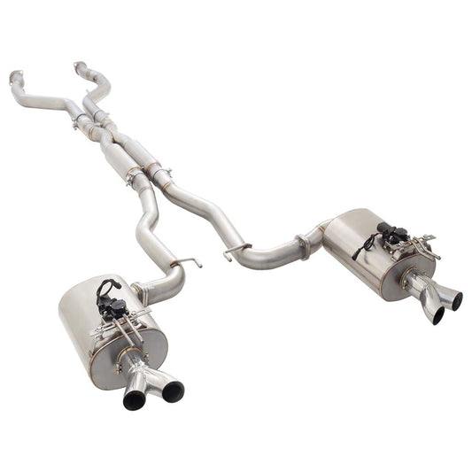 HSV GTS GEN-F 2013 2017 XFORCE Twin 3" Catback System Varex Rears Polished SS