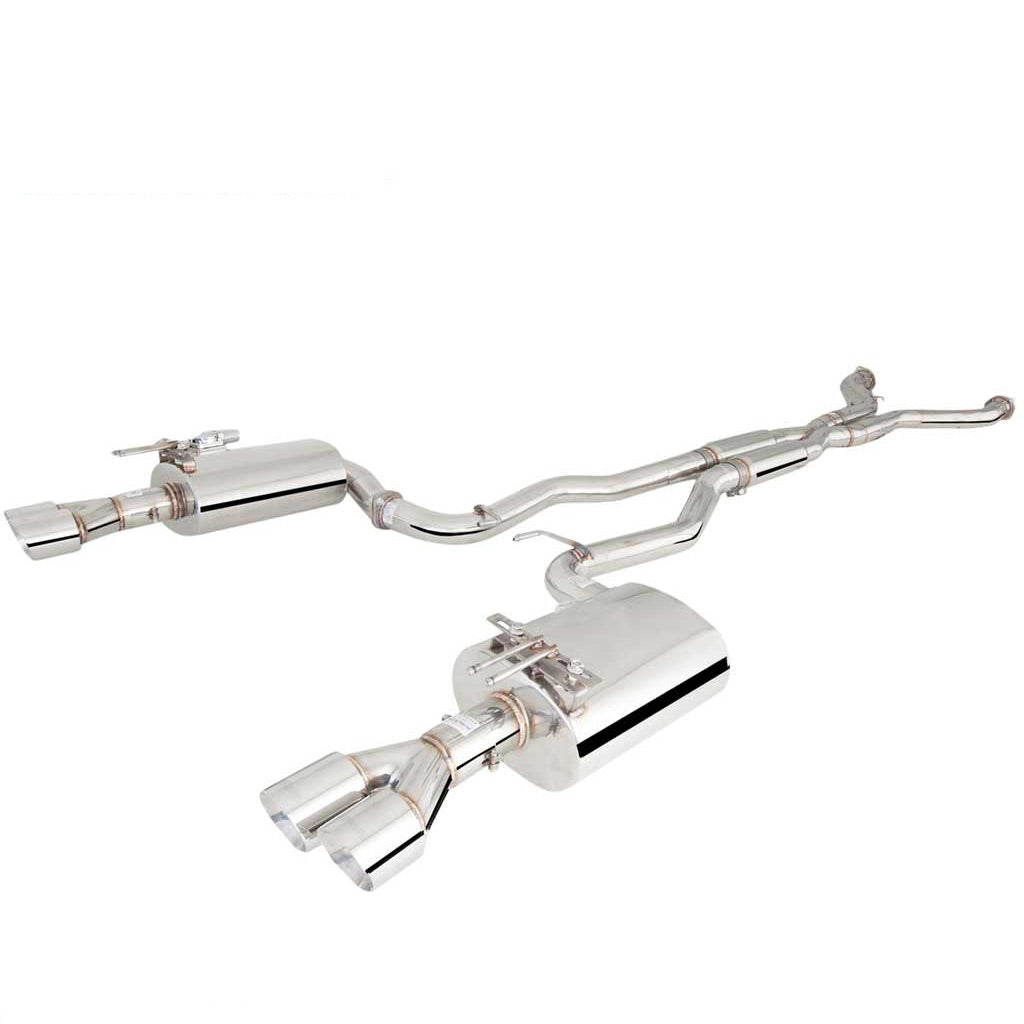 Holden Commodore VE VF Sedan XFORCE Twin 3 Inch Catback Exhaust - Polished SS