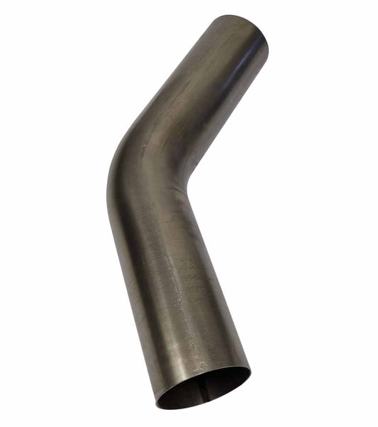 Exhaust Pipe Mandrel Bend 5 Inch (127mm OD) 45 Degree Mild Steel