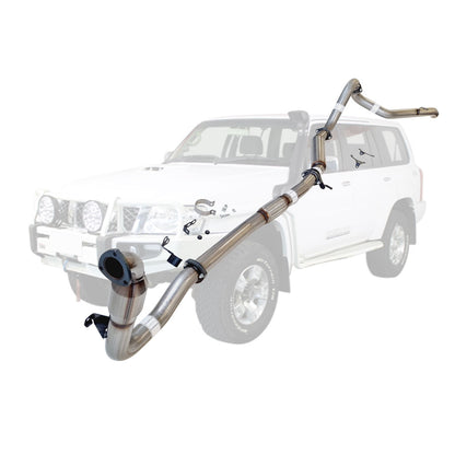Nissan Patrol Y61 GU 3L ZD30 Wagon 3 Inch Turbo Back Exhaust 2000-2016 (Does not suit Coil Tower Braces)