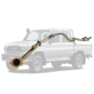 Toyota Landcruiser 79 Series GDJ79 Dcab Ute 2.8L 2023 On 3" Stainless DPF Back Exhaust
